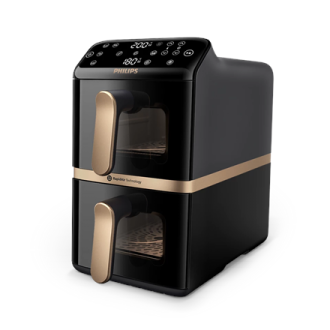 Philips Dual Basket Airfryer | NA462/70 4000 Series | Power 2750 W | Capacity 10 L | Rapid Air technology | Black Philips Dual Basket Airfryer | NA462/70 4000 Series | Power 2750 W | Capacity 10 L | Rapid Air technology | Black