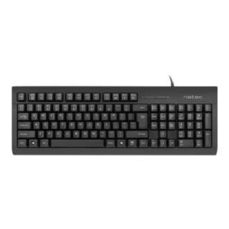 Natec | Moray | Keyboard with Smart ID card reader | Wired | US | Black Natec | Moray | Keyboard with Smart ID card reader | Wired | US | Black