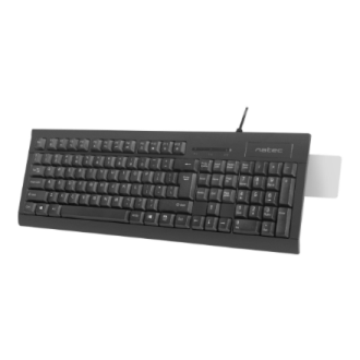 Natec | Moray | Keyboard with Smart ID card reader | Wired | US | Black Natec | Moray | Keyboard with Smart ID card reader | Wired | US | Black