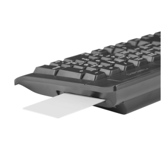 Natec | Moray | Keyboard with Smart ID card reader | Wired | US | Black Natec | Moray | Keyboard with Smart ID card reader | Wired | US | Black