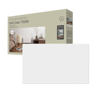 Mill Color Panel Heater | COLOR700DN | Panel Heater | 700 W | Suitable for rooms up to 9-12 m | Matt White | IPX4 Mill Color Panel Heater | COLOR700DN | Panel Heater | 700 W | Suitable for rooms up to 9-12 m | Matt White | IPX4