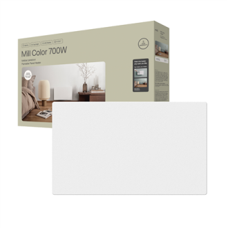 Mill Color Panel Heater | COLOR700DN | Panel Heater | 700 W | Suitable for rooms up to 9-12 m | Matt White | IPX4 Mill Color Panel Heater | COLOR700DN | Panel Heater | 700 W | Suitable for rooms up to 9-12 m | Matt White | IPX4
