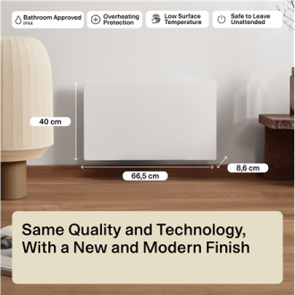 Mill Color Panel Heater | COLOR700DN | Panel Heater | 700 W | Suitable for rooms up to 9-12 m | Matt White | IPX4 Mill Color Panel Heater | COLOR700DN | Panel Heater | 700 W | Suitable for rooms up to 9-12 m | Matt White | IPX4