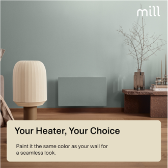 Mill Color Panel Heater | COLOR700DN | Panel Heater | 700 W | Suitable for rooms up to 9-12 m | Matt White | IPX4 Mill Color Panel Heater | COLOR700DN | Panel Heater | 700 W | Suitable for rooms up to 9-12 m | Matt White | IPX4