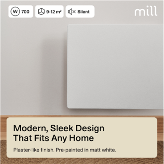 Mill Color Panel Heater, Wifi+App control | COLOR700WIFI4 | Panel Heater | 700 W | Suitable for rooms up to 9-12 m | Matte White Mill Color Panel Heater, Wifi+App control | COLOR700WIFI4 | Panel Heater | 700 W | Suitable for rooms up to 9-12 m | Matte White