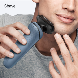 Braun Shaver | Series 5 52-A1000s | Operating time (max) 50 min | Wet & Dry | Lithium Ion | Blue/Black Braun Shaver | Series 5 52-A1000s | Operating time (max) 50 min | Wet & Dry | Lithium Ion | Blue/Black
