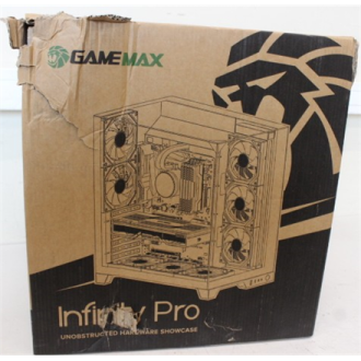SALE OUT. Gamemax | Case | INFINITY PRO BK | ATX | Gamemax Case | INFINITY PRO BK | ATX | DAMAGED PACKAGING AND GLASS. DETACHED SALE OUT. Gamemax | Case | INFINITY PRO BK | ATX | Gamemax Case | INFINITY PRO BK | ATX | DAMAGED PACKAGING AND GLASS. DETACHED