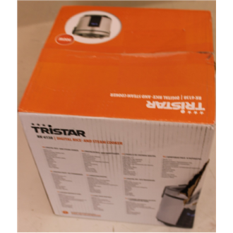 SALE OUT. Tristar RK-6138 Rice and Steam cooker with Keep warm function, Digital control, 2.2 L, Stainless Steel | SALE OUT. | T SALE OUT. Tristar RK-6138 Rice and Steam cooker with Keep warm function, Digital control, 2.2 L, Stainless Steel | SALE OUT. | T