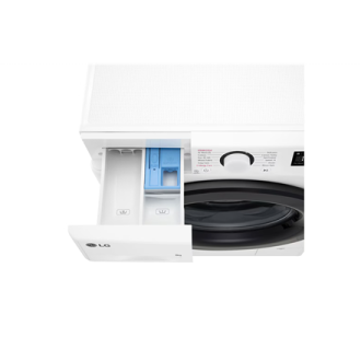 LG | Washing machine | F2WR509SBW | Energy efficiency class A | Front loading | Washing capacity 9 kg | 1200 RPM | Depth 48 cm |
