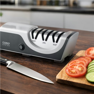 Caso 01710 Electric knife sharpener, 18W, Silver/Black Caso 01710 Electric knife sharpener, 18W, Silver/Black