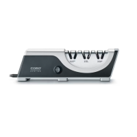 Caso 01710 Electric knife sharpener, 18W, Silver/Black 