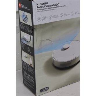 SALE OUT. Xiaomi Robot Vacuum S40C EU | Xiaomi Robot Vacuum S40C EU | Wet&Dry | 2600 mAh | Dust capacity 0.52 L | 5000 Pa | Whit