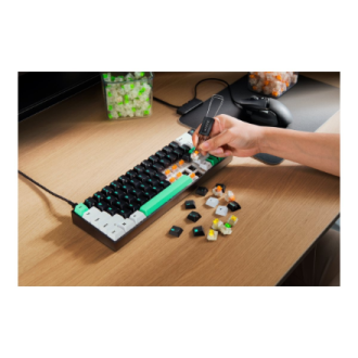 Razer | Reclusa X Mini 65% | Mechanical Gaming Keyboard | Wired | US | Razer Mechanical Switches Gen-3 (Tactile) | Black Razer | Reclusa X Mini 65% | Mechanical Gaming Keyboard | Wired | US | Razer Mechanical Switches Gen-3 (Tactile) | Black