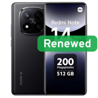 Xiaomi Renewed | Grade A | Redmi Note 14 Pro+ | 256 GB | Midnight Black | 5G | O Xiaomi Renewed | Grade A | Redmi Note 14 Pro+ | 256 GB | Midnight Black | 5G | O