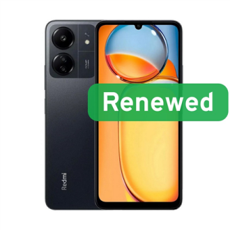 Xiaomi Renewed | Grade B | Redmi 13C | 128 GB | Midnight Black | LTE | O Xiaomi Renewed | Grade B | Redmi 13C | 128 GB | Midnight Black | LTE | O