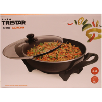 SALE OUT. Tristar PZ-9130 Electric Wok, Black | SALE OUT. | Tristar Electric Wok | PZ-9130 | 1500 W | Stainless steel | 4.5 L | 