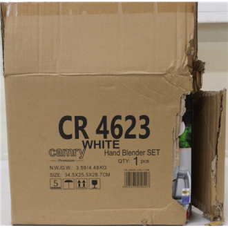 SALE OUT. CAMRY CR 4623w Hand blender set, 1600 W. DAMAGED PACKAGING | SALE OUT. | Camry DAMAGED PACKAGING SALE OUT. CAMRY CR 4623w Hand blender set, 1600 W. DAMAGED PACKAGING | SALE OUT. | Camry DAMAGED PACKAGING