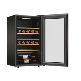 Candy | Wine Cooler | 438063 | Energy efficiency class G | Free standing | Bottles capacity 34 | Black Candy | Wine Cooler | 438063 | Energy efficiency class G | Free standing | Bottles capacity 34 | Black