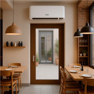 Camry Air Curtain Heater with LED Display | CR 7753 | Air curtain | 2000 W | White | IP22 Camry Air Curtain Heater with LED Display | CR 7753 | Air curtain | 2000 W | White | IP22