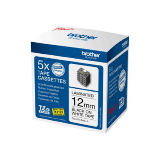Brother TZE231M5 | Black on white | Laminated tape | 1.2 cm x 8 m Brother TZE231M5 | Black on white | Laminated tape | 1.2 cm x 8 m