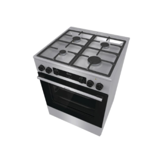 Gorenje GK6C4XF | Cooker | Hob type Gas | Oven type Electric | Stainless steel | Width 60 cm | Depth 60 cm | Grilling | Energy e Gorenje GK6C4XF | Cooker | Hob type Gas | Oven type Electric | Stainless steel | Width 60 cm | Depth 60 cm | Grilling | Energy e