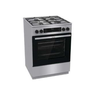 Gorenje GK6C4XF | Cooker | Hob type Gas | Oven type Electric | Stainless steel | Width 60 cm | Depth 60 cm | Grilling | Energy e Gorenje GK6C4XF | Cooker | Hob type Gas | Oven type Electric | Stainless steel | Width 60 cm | Depth 60 cm | Grilling | Energy e