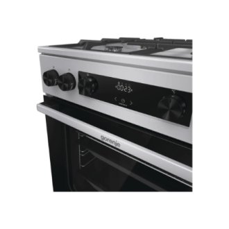 Gorenje GK6C4XF | Cooker | Hob type Gas | Oven type Electric | Stainless steel | Width 60 cm | Depth 60 cm | Grilling | Energy e Gorenje GK6C4XF | Cooker | Hob type Gas | Oven type Electric | Stainless steel | Width 60 cm | Depth 60 cm | Grilling | Energy e