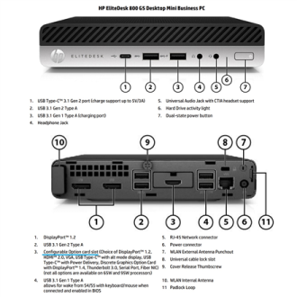 HP Renewed | Grade A | EliteDesk 800 G5 Desktop Mini | Intel Core I5-9500 | 8GB | UHD Graphics 630 | 512 GB | WiFi | Windows 11 HP Renewed | Grade A | EliteDesk 800 G5 Desktop Mini | Intel Core I5-9500 | 8GB | UHD Graphics 630 | 512 GB | WiFi | Windows 11