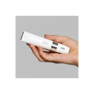 Braun Body Mini Trimmer | BS1000 | Cordless | Wet & Dry | White Braun Body Mini Trimmer | BS1000 | Cordless | Wet & Dry | White