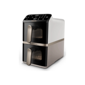 Philips Airfryer, Dual Basket | NA462/80 4000 Series | Capacity 10 L | Power 2750 W | RapidAir | Silk White/Beige Philips Airfryer, Dual Basket | NA462/80 4000 Series | Capacity 10 L | Power 2750 W | RapidAir | Silk White/Beige