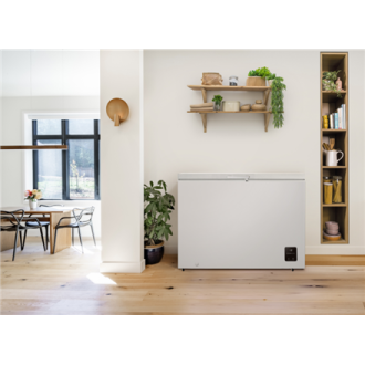 Gorenje Freezer | FH30EAW | Energy efficiency class E | Chest | Free standing | Height 84.7 cm | Total net capacity 297 L | Disp