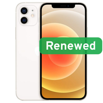 Apple Renewed | Grade B | iPhone 12 | 64 GB | White | 5G | O Apple Renewed | Grade B | iPhone 12 | 64 GB | White | 5G | O