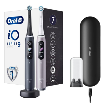 Oral-B | Electric Toothbrush | iO 9 Series Duo | Rechargeable | For adults | Number of brush heads included 2 | Number of teeth Oral-B | Electric Toothbrush | iO 9 Series Duo | Rechargeable | For adults | Number of brush heads included 2 | Number of teeth