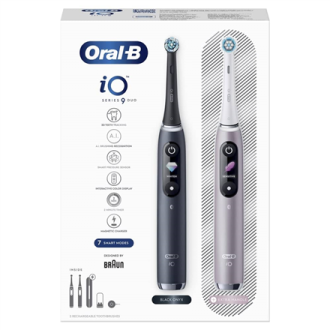 Oral-B | Electric Toothbrush | iO 9 Series Duo | Rechargeable | For adults | Number of brush heads included 2 | Number of teeth Oral-B | Electric Toothbrush | iO 9 Series Duo | Rechargeable | For adults | Number of brush heads included 2 | Number of teeth