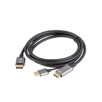 Lanberg HDMI (M) to Displayport (M) cable 4K, Black | CA-HDDP-20CU-0018-BK | 1.8 m Lanberg HDMI (M) to Displayport (M) cable 4K, Black | CA-HDDP-20CU-0018-BK | 1.8 m