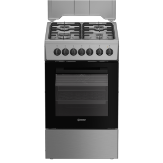 INDESIT Cooker | I5G5PMX | Hob type Gas | Oven type Electric | Stainless Steel | Width 50 cm | Depth 60 cm | Grilling | Energy e