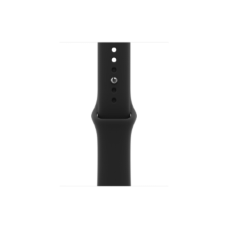 Apple Watch Series 12 GPS 42mm Black Aluminium Case with Black Sport Band - M/L | Apple