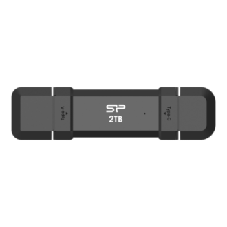 Silicon Power DS72 | 1000 GB | USB Type-A and USB Type-C 3.2 Gen 2 | Gold
