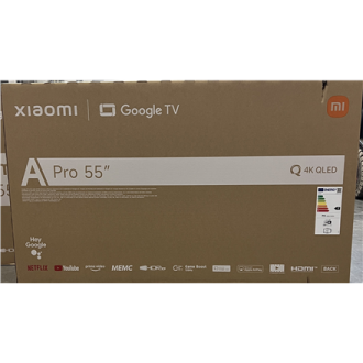 SALE OUT. Xiaomi QLED TV A Pro 2026 55'' | SALE OUT. | Xiaomi QLED TV A Pro 2026 | 55 | Smart TV | Google TV | 4K UHD | DAMAGED SALE OUT. Xiaomi QLED TV A Pro 2026 55'' | SALE OUT. | Xiaomi QLED TV A Pro 2026 | 55 | Smart TV | Google TV | 4K UHD | DAMAGED