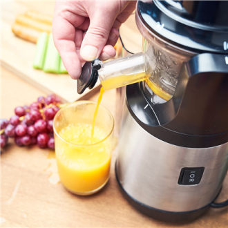 Gastroback Slow Juicer Advanced Vital | 40145 | Type Slow juicer | Stainless steel/Black | 150 W | Number of speeds 1 Gastroback Slow Juicer Advanced Vital | 40145 | Type Slow juicer | Stainless steel/Black | 150 W | Number of speeds 1