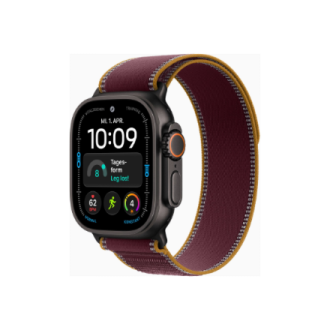 Apple Watch Ultra 4 GPS + Cellular 49mm Black Titanium Case with Burgundy Trail Loop - M/L | Apple Apple Watch Ultra 4 GPS + Cellular 49mm Black Titanium Case with Burgundy Trail Loop - M/L | Apple