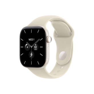 Apple Watch Series 12 GPS + Cellular 42mm Pearl White Ceramic Case with Sand Sport Band - S/M | Apple Apple Watch Series 12 GPS + Cellular 42mm Pearl White Ceramic Case with Sand Sport Band - S/M | Apple
