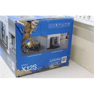 SALE OUT. Ecovacs DEEBOT X12S OmniCyclone Vacuum Cleaner,Robot,Wet&Dry,27000Pa,TruEdge 3.0,ZeroTangle 4.0,OZMO Roller 3.0,Gold+O SALE OUT. Ecovacs DEEBOT X12S OmniCyclone Vacuum Cleaner,Robot,Wet&Dry,27000Pa,TruEdge 3.0,ZeroTangle 4.0,OZMO Roller 3.0,Gold+O