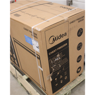 SALE OUT. | Midea Freezer | MDRC345FZE01 | Energy efficiency class E | Chest | Free standing | Height 85 cm | Total net capacity SALE OUT. | Midea Freezer | MDRC345FZE01 | Energy efficiency class E | Chest | Free standing | Height 85 cm | Total net capacity