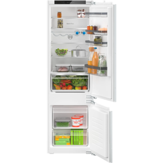 Bosch Refrigerator | KIV87VFE0 | Energy efficiency class E | Built-in | Combi | Height 177.2 cm | Fridge net capacity 200 L | Fr Bosch Refrigerator | KIV87VFE0 | Energy efficiency class E | Built-in | Combi | Height 177.2 cm | Fridge net capacity 200 L | Fr