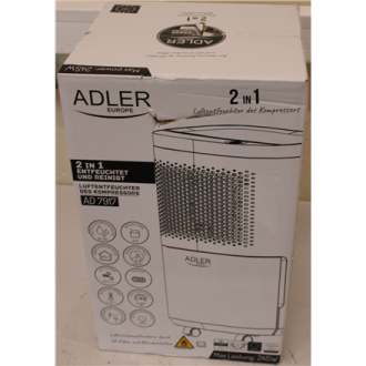 SALE OUT. Adler AD 7917 Air Dehumidifier, 200 W, Free standing, White DAMAGED PACKAGING | SALE OUT. Adler | Air Dehumidifier | A SALE OUT. Adler AD 7917 Air Dehumidifier, 200 W, Free standing, White DAMAGED PACKAGING | SALE OUT. Adler | Air Dehumidifier | A