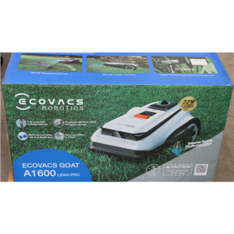SALE OUT. | Ecovacs Lawn Mower | GOAT A1600 LiDAR PRO | 3000 Ah | White | UNPACKED, DIRTY