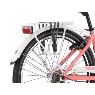 Jalgratas Tabou Queen 26 pink-white (Type: LADY, Year: 2026, Frame_Material: ALLOY, Front_Shock: YES, Rear_Shock: NO, Disc_Brake: NO) Jalgratas Tabou Queen 26 pink-white (Type: LADY, Year: 2026, Frame_Material: ALLOY, Front_Shock: YES, Rear_Shock: NO, Disc_Brake: NO)