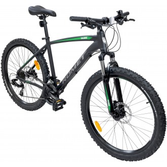 Jalgratas Romet ŽALGIRIS R6 black-green-20 Jalgratas Romet ŽALGIRIS R6 black-green-20