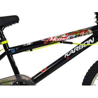Jalgratas Karbon BMX 20 black-lime Jalgratas Karbon BMX 20 black-lime